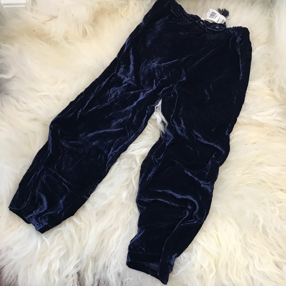 Beltaine Valentina wide leg pants velvet pajama - Picture 2 of 8